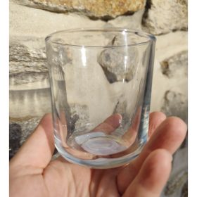 Bella gyertyapohár 280ml átlátszó 