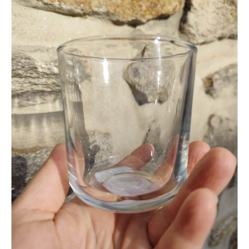 Bella gyertyapohár 280ml átlátszó 