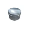 200 ml ezüst fém tégely