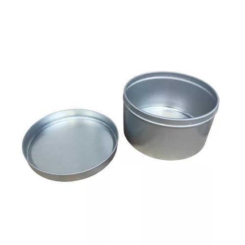 200 ml ezüst fém tégely